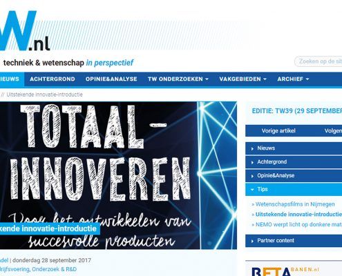 Technisch Weekblad - Leo Haffmans - Totaalinnoveren