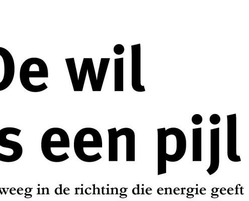 Cover-voorkant-De wil is een pijl