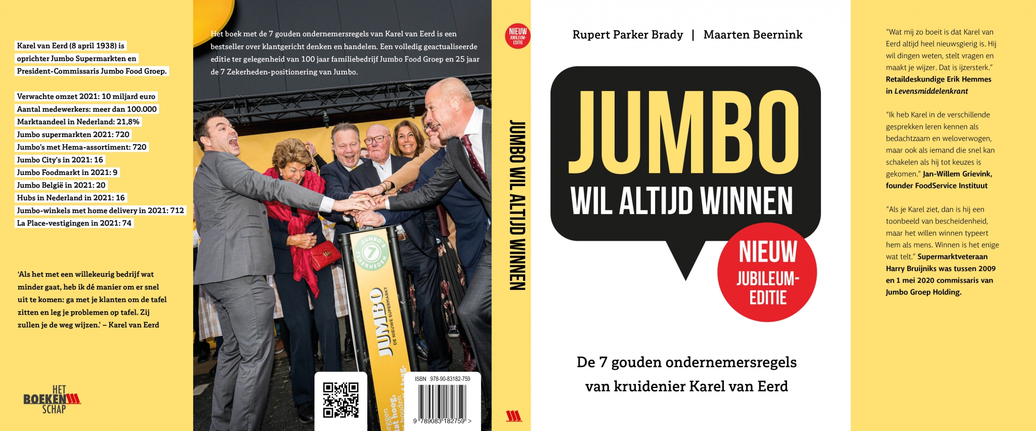 Jumbo altijd winnen - de ondernemersregels van Karel Eerd - Het Boekenschap